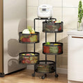 5-Layers Kitchen Storage Rack with Wheels
