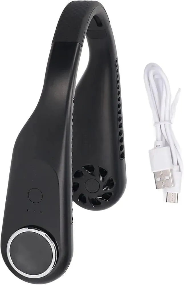 ❄️ U-Shaped Portable Neck Fan – Hands-Free Cooling Anytime, Anywhere!